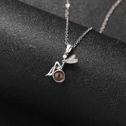 Custom Enchanted Fairy Hidden Photo Necklace