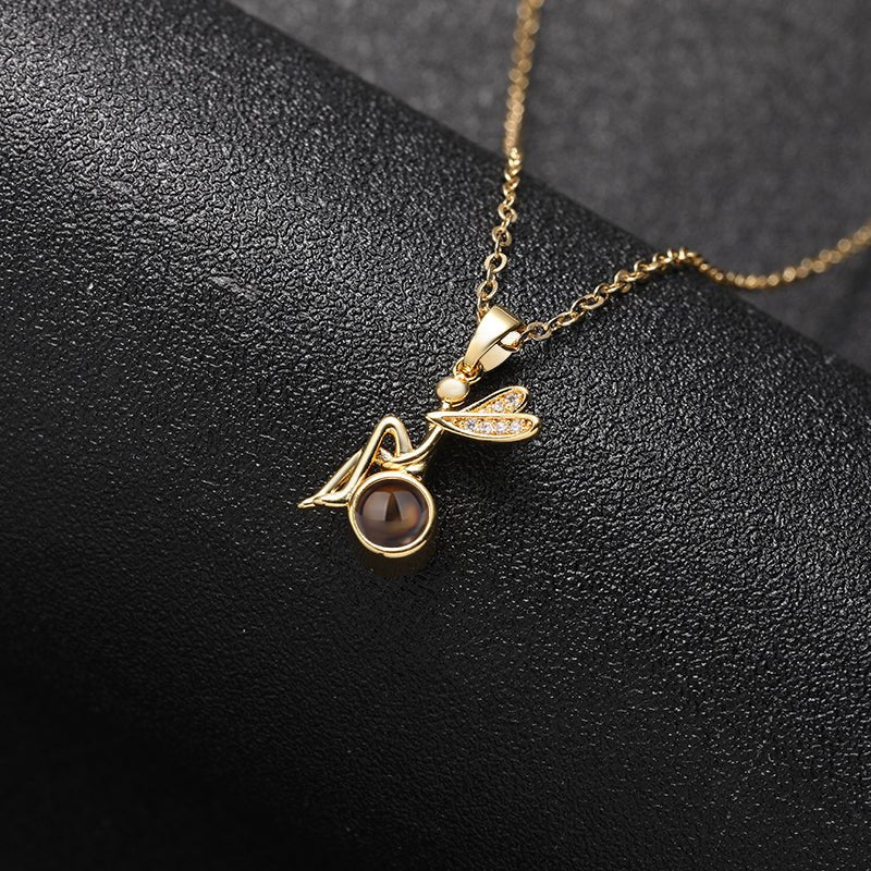 Custom Enchanted Fairy Hidden Photo Necklace