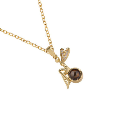 Custom Enchanted Fairy Hidden Photo Necklace