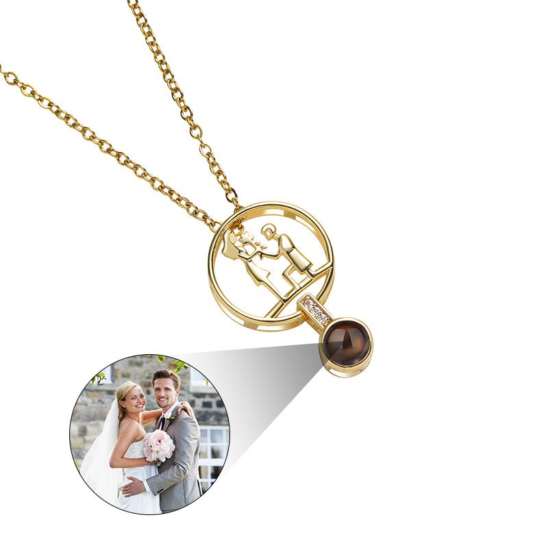 Custom Eternal Affection Hidden Photo Necklace