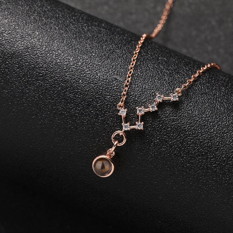 Custom Eternal Elegance Hidden Photo Necklace - Touch Bling