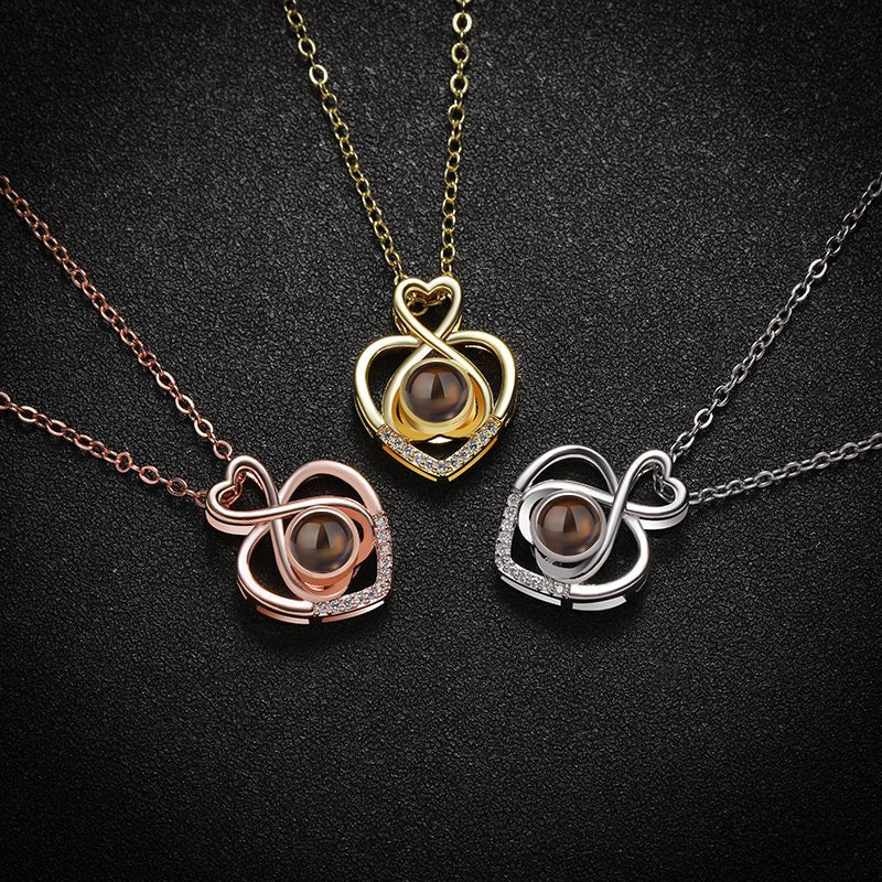 Custom Heartfelt Harmony Hidden Photo Necklace