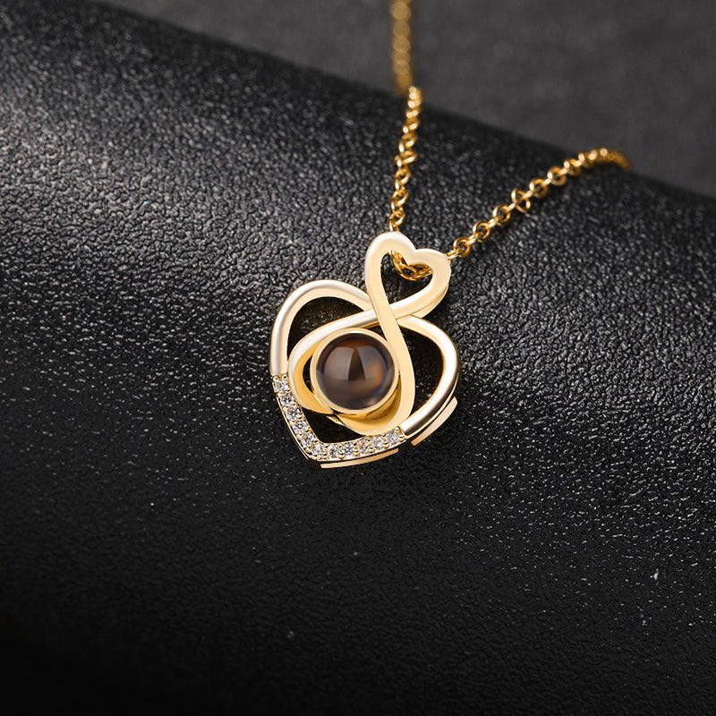Custom Heartfelt Harmony Hidden Photo Necklace