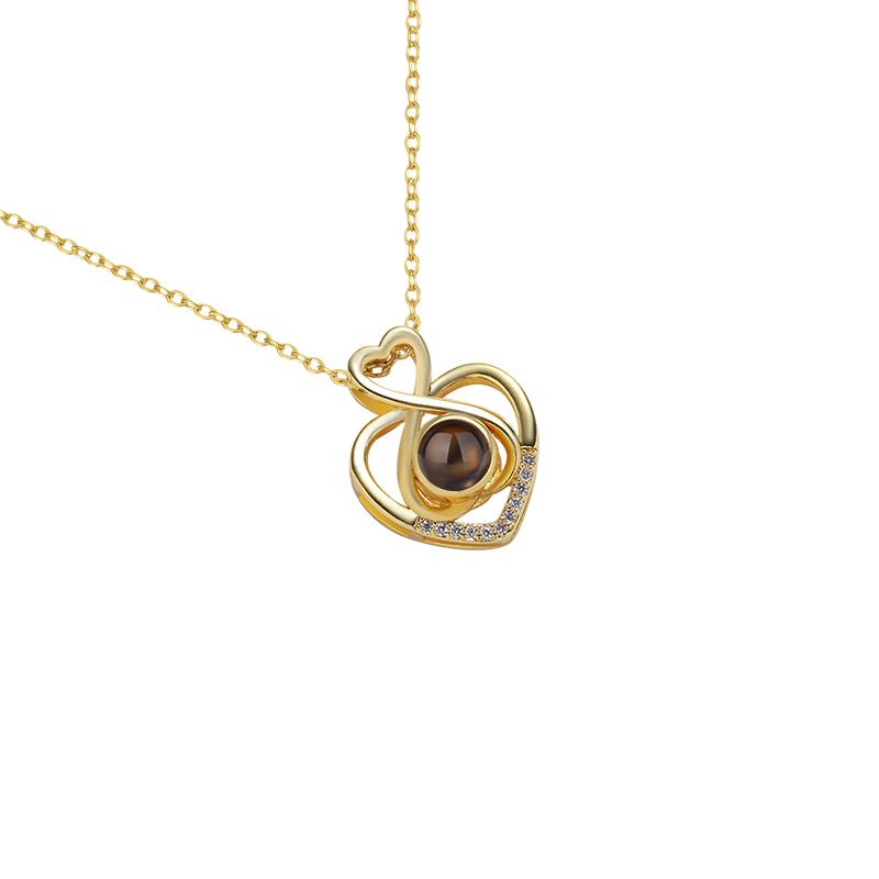 Custom Heartfelt Harmony Hidden Photo Necklace