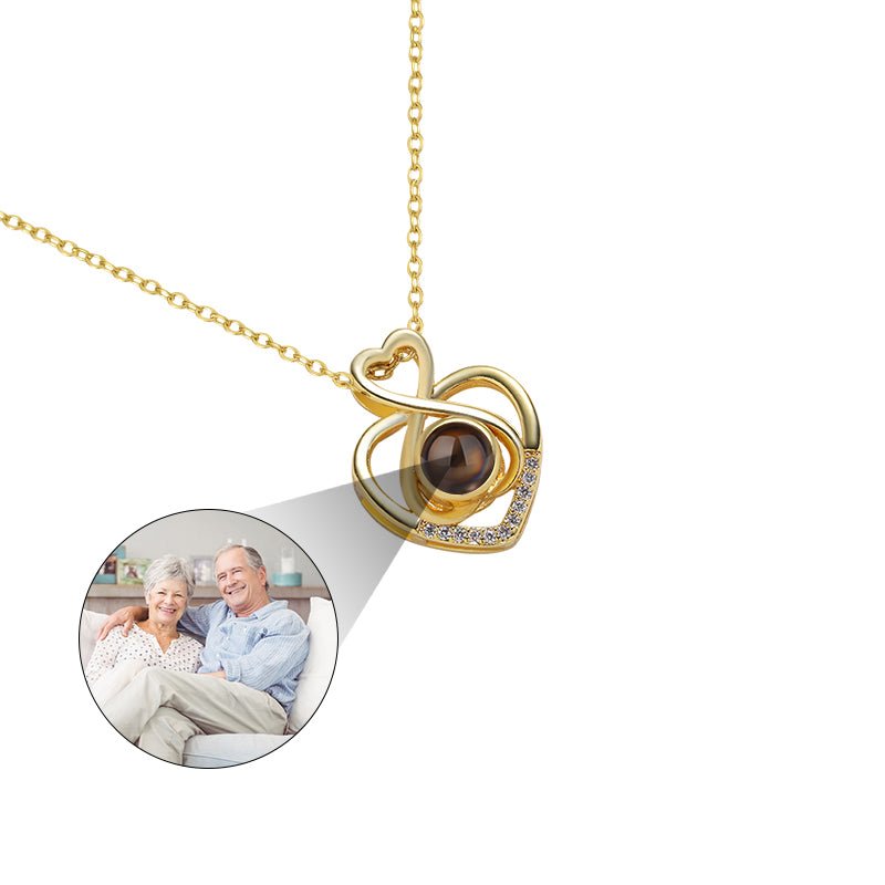Custom Heartfelt Harmony Hidden Photo Necklace
