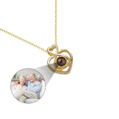 Custom Heartfelt Harmony Hidden Photo Necklace