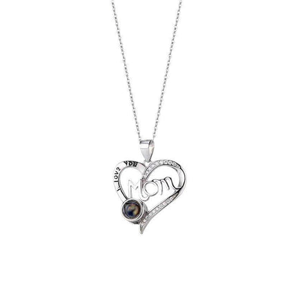 Custom Heartfelt Mom Hidden Photo Necklace