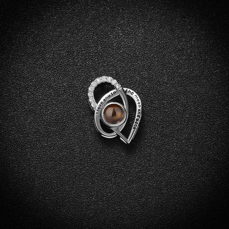 Custom Infinite Love Hidden Photo Necklace