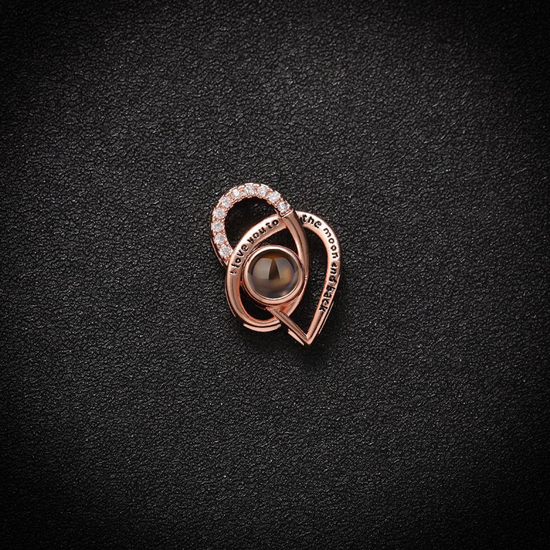 Custom Infinite Love Hidden Photo Necklace