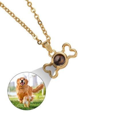 Custom Memory Bone Hidden Photo Necklace