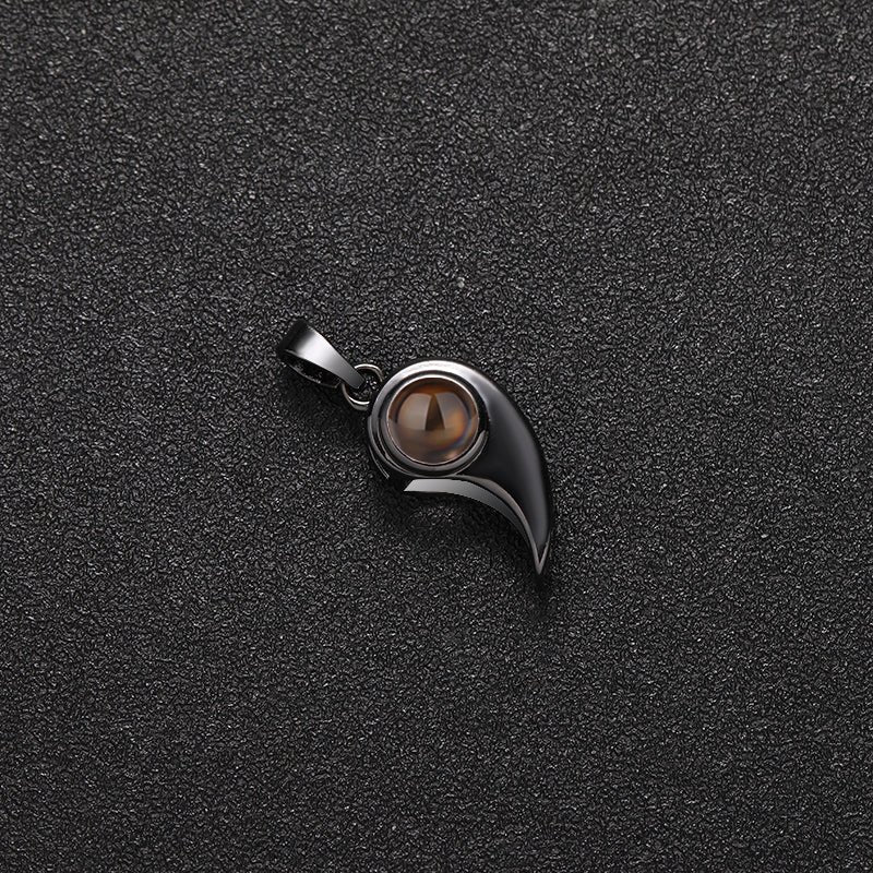 Custom Midnight Essence Hidden Photo Necklace
