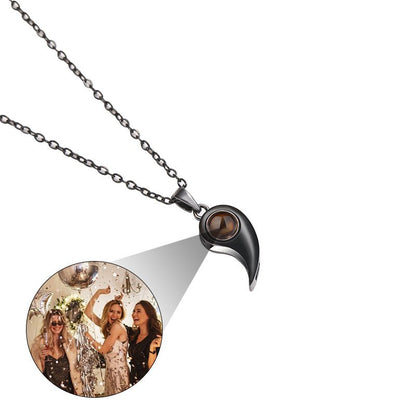 Custom Midnight Essence Hidden Photo Necklace