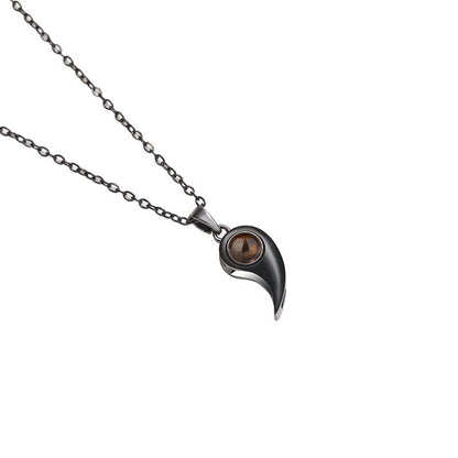 Custom Midnight Essence Hidden Photo Necklace