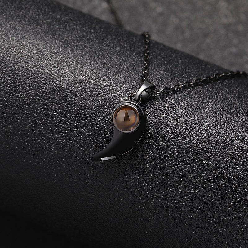 Custom Midnight Essence Hidden Photo Necklace