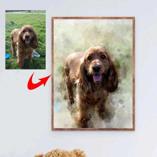 Custom Pet Portrait Paintings