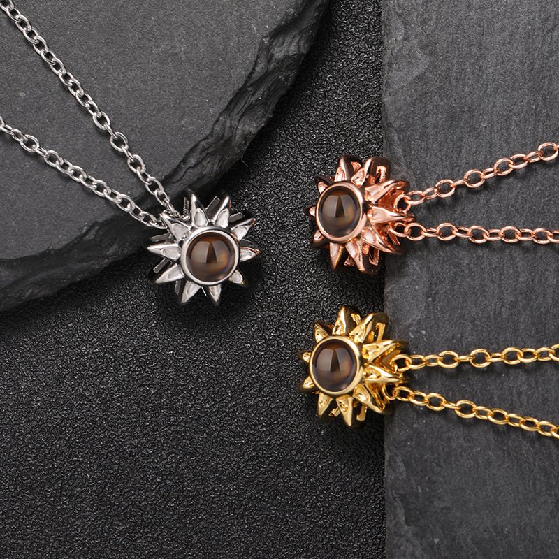 Custom Radiant Memories Hidden Photo Necklace
