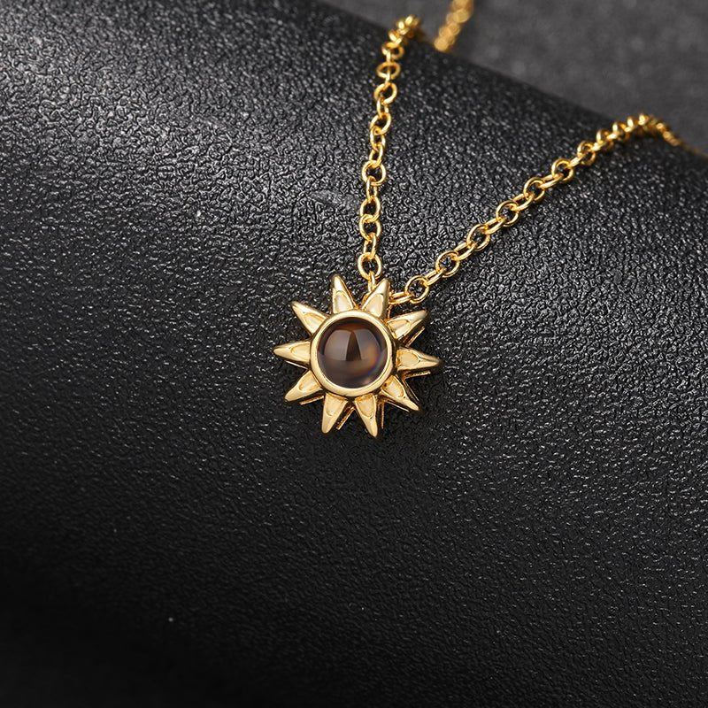 Custom Radiant Memories Hidden Photo Necklace