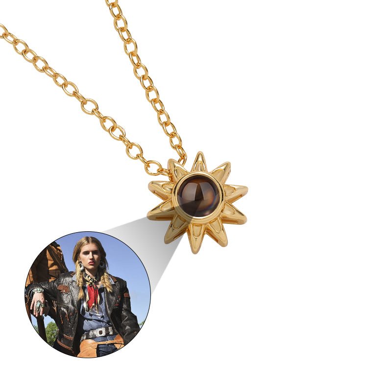 Custom Radiant Memories Hidden Photo Necklace