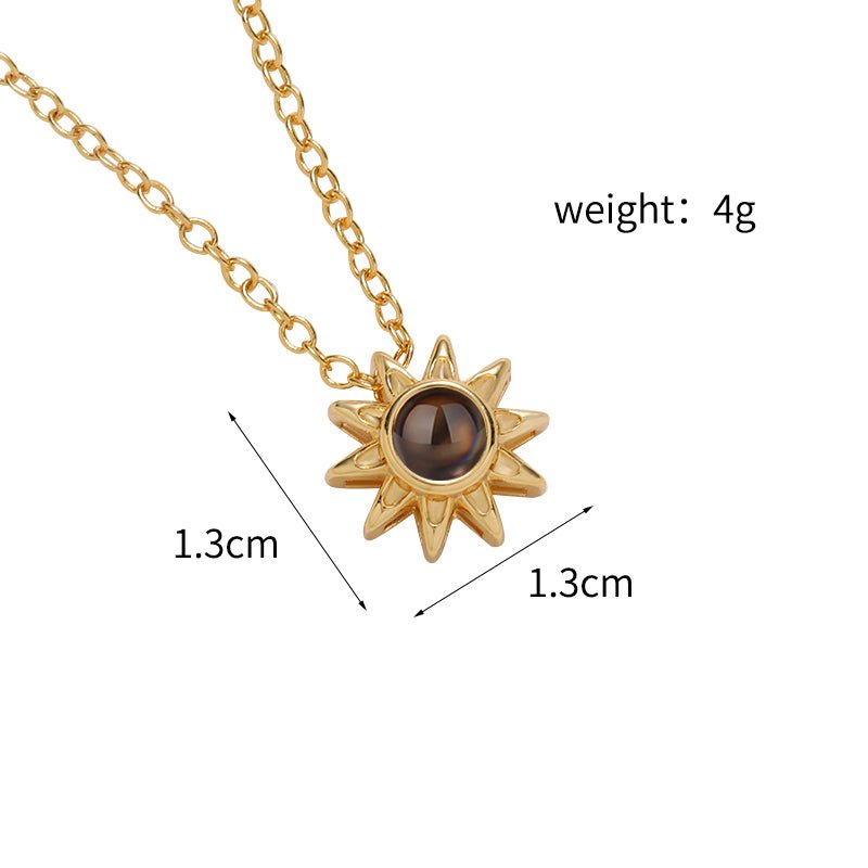 Custom Radiant Memories Hidden Photo Necklace