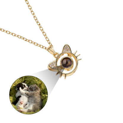 Custom Whiskered Memories Hidden Photo Necklace