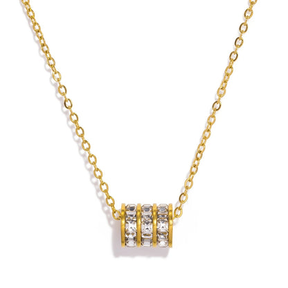 Cylindrical Pendant Necklace