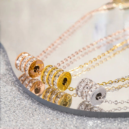Cylindrical Pendant Necklace