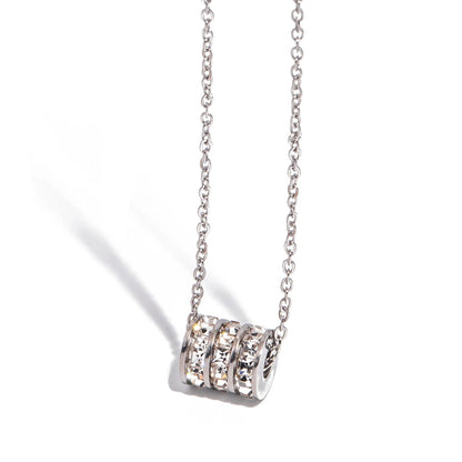 Cylindrical Pendant Necklace