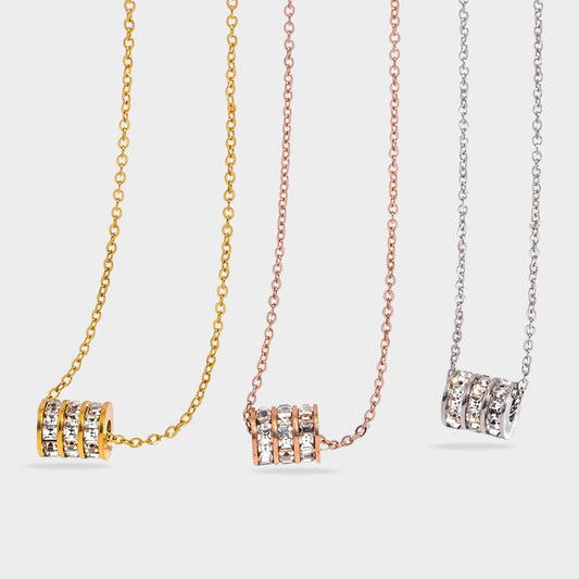 Cylindrical Pendant Necklace