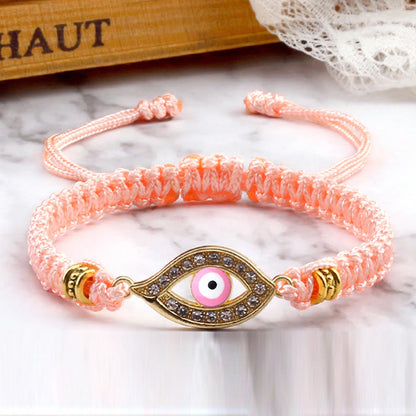 Buddha Stones Evil Eye Keep Away Evil Spirits String Bracelet