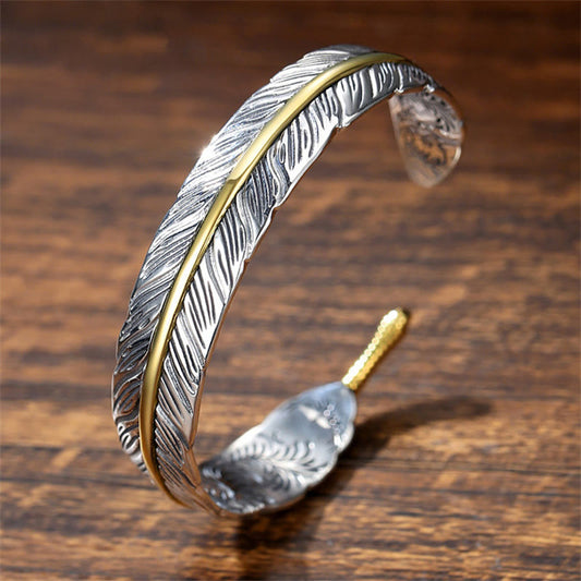 Buddha Steine ​​Feder Muster Geschnitzt Glück Reichtum Manschette Armband Armreif 