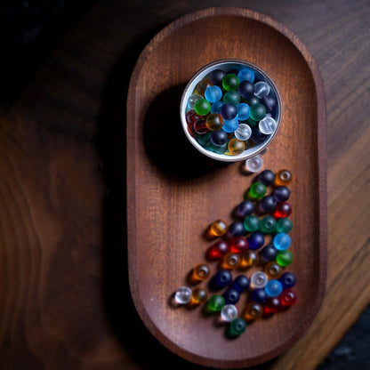 Pulsera tibetana con 108 cuentas de mala de Buda, cuentas de vidrio Liuli multicolores, zodíaco chino, nueve palacios, ocho diagramas