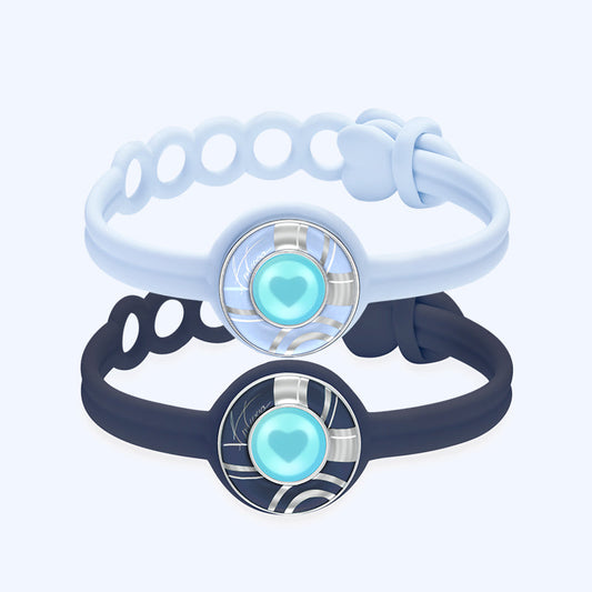 Candy Wave Touch Bracelets(Deep Blue+Light Blue)