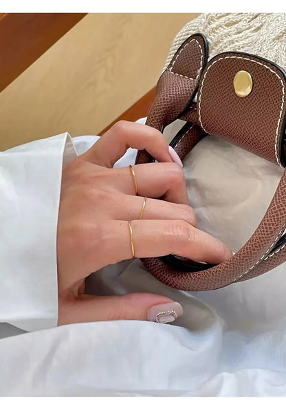 Dainty 18 Gold & Silver Rings