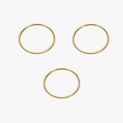 Dainty 18 Gold & Silver Rings