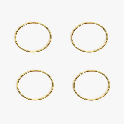 Dainty 18 Gold & Silver Rings