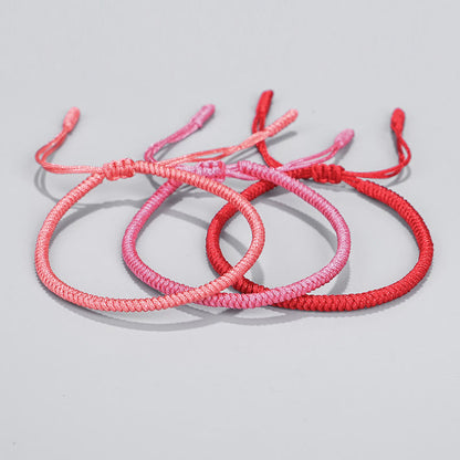 Pulsera trenzada tibetana King Kong con piedras de Buda (3 unidades) 