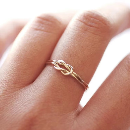 Double Love Knot Ring