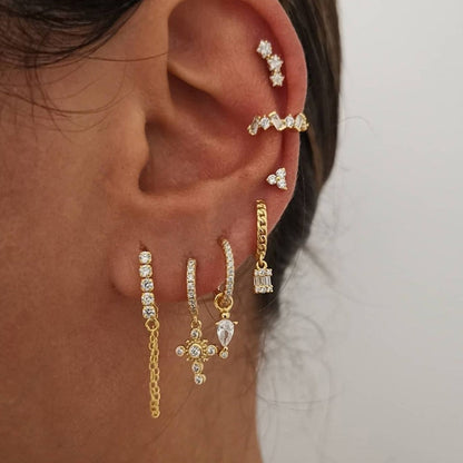 Juego de pendientes Amalfi 316L