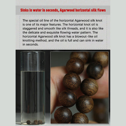 Piedras de Buda 108 cuentas Mala Brunei Agarwood Hetian Jade Yak hueso fuerza equilibrio pulsera 