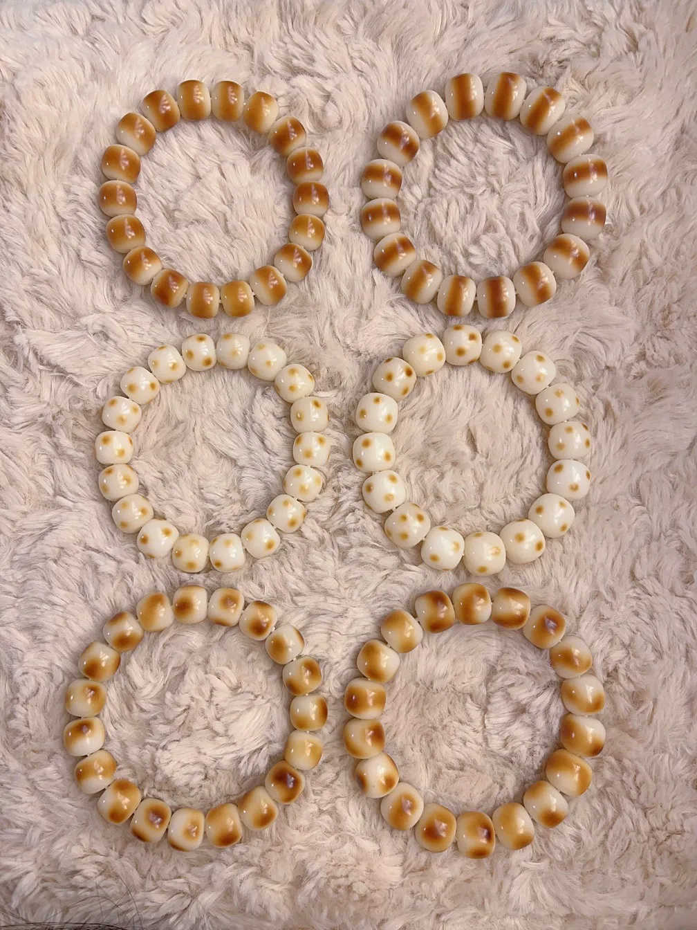 Charcoal Burned Series Bodhi Bracelets - Touch Bling