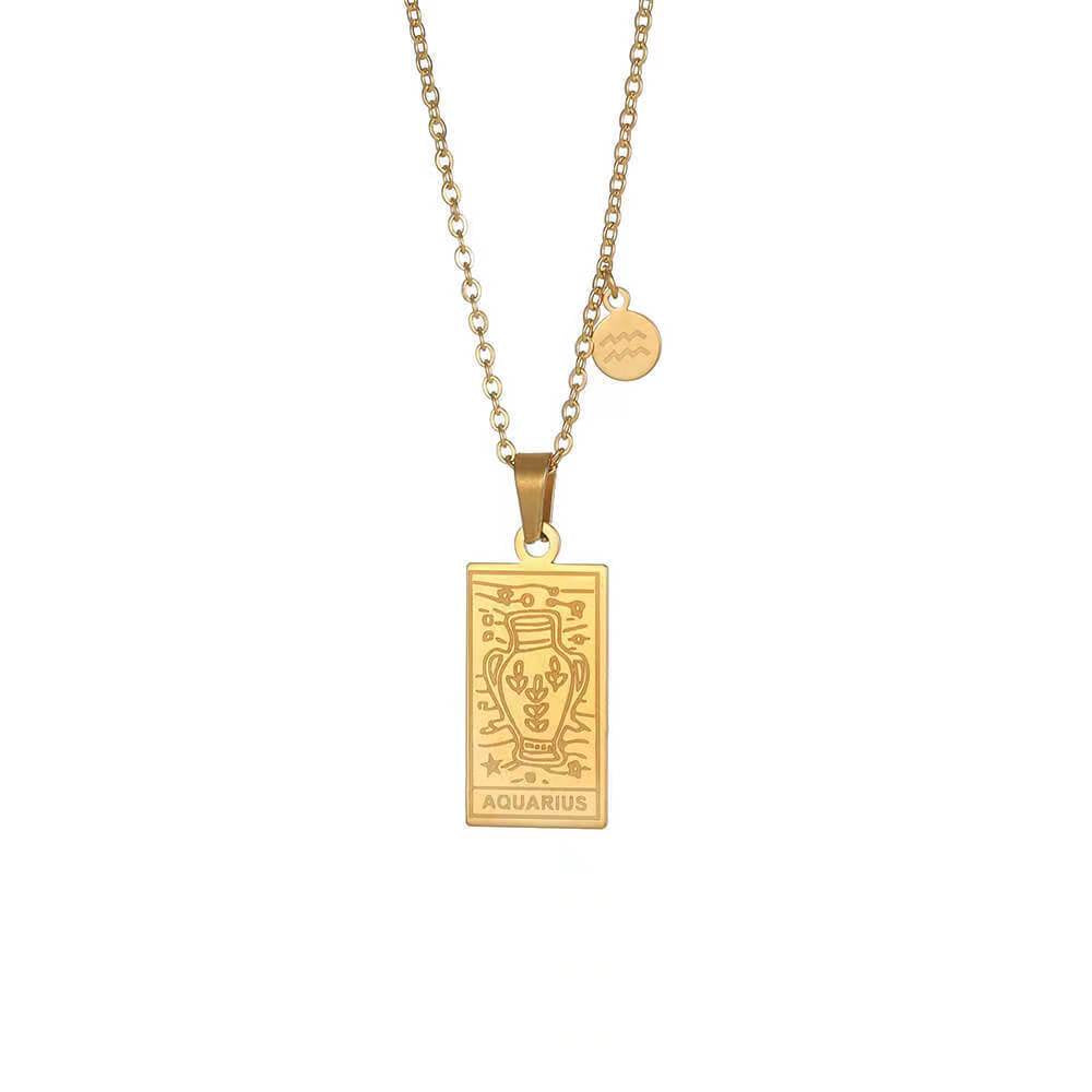 Zodiac Card Necklace - Touch Bling