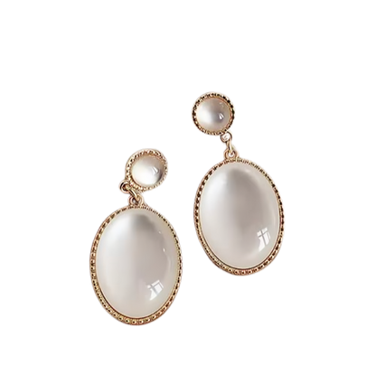 Moonlight Cat's Eye Stone Earrings