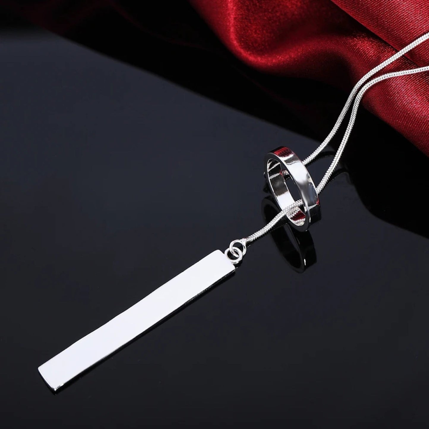 Elegance Duo Pendant Necklace