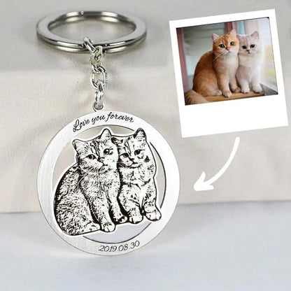 Collar y llavero grabados: añade tu foto 