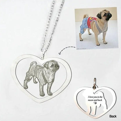 Collar y llavero grabados: añade tu foto 