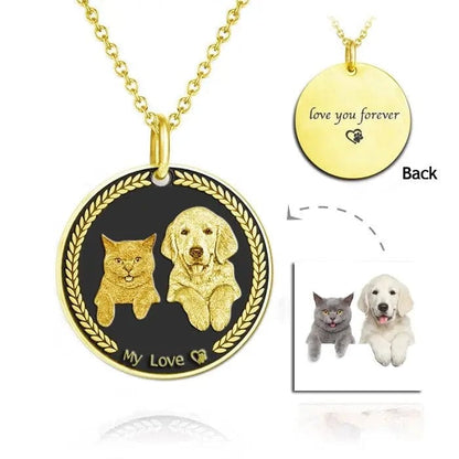 Collar y llavero grabados: añade tu foto 