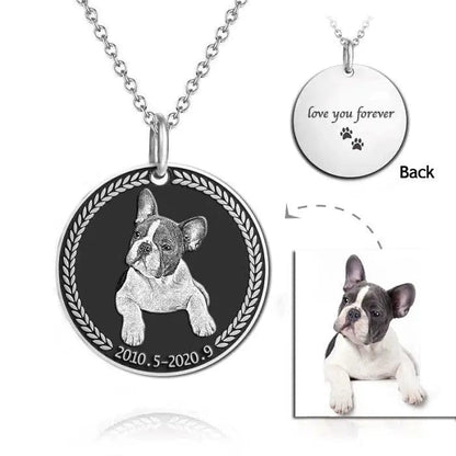 Collar y llavero grabados: añade tu foto 