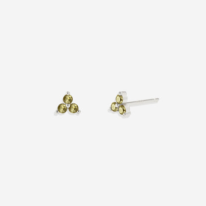 Trinity Birthstone Earrings