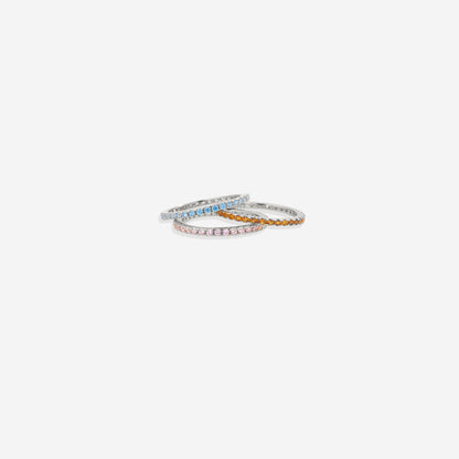 Birthstone Eternity Stacking Ring