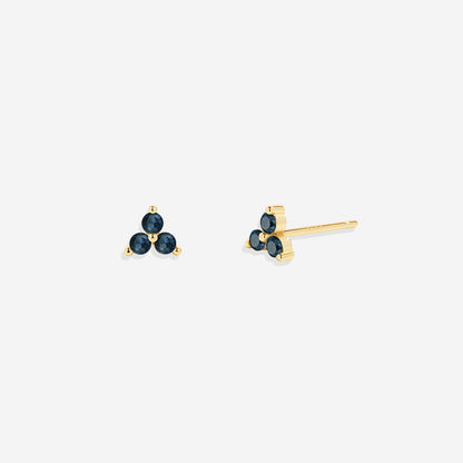 Trinity Birthstone Earrings